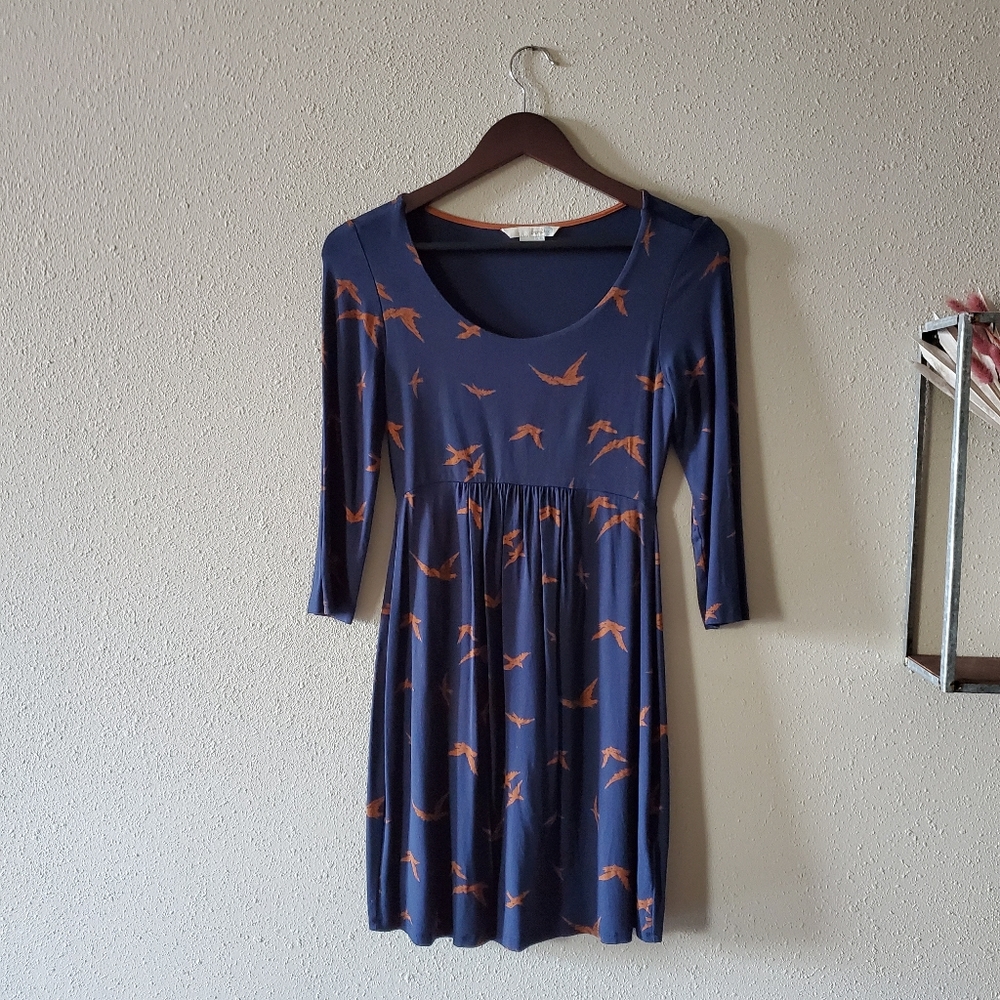 Boden Bird Tunic Dress size 4